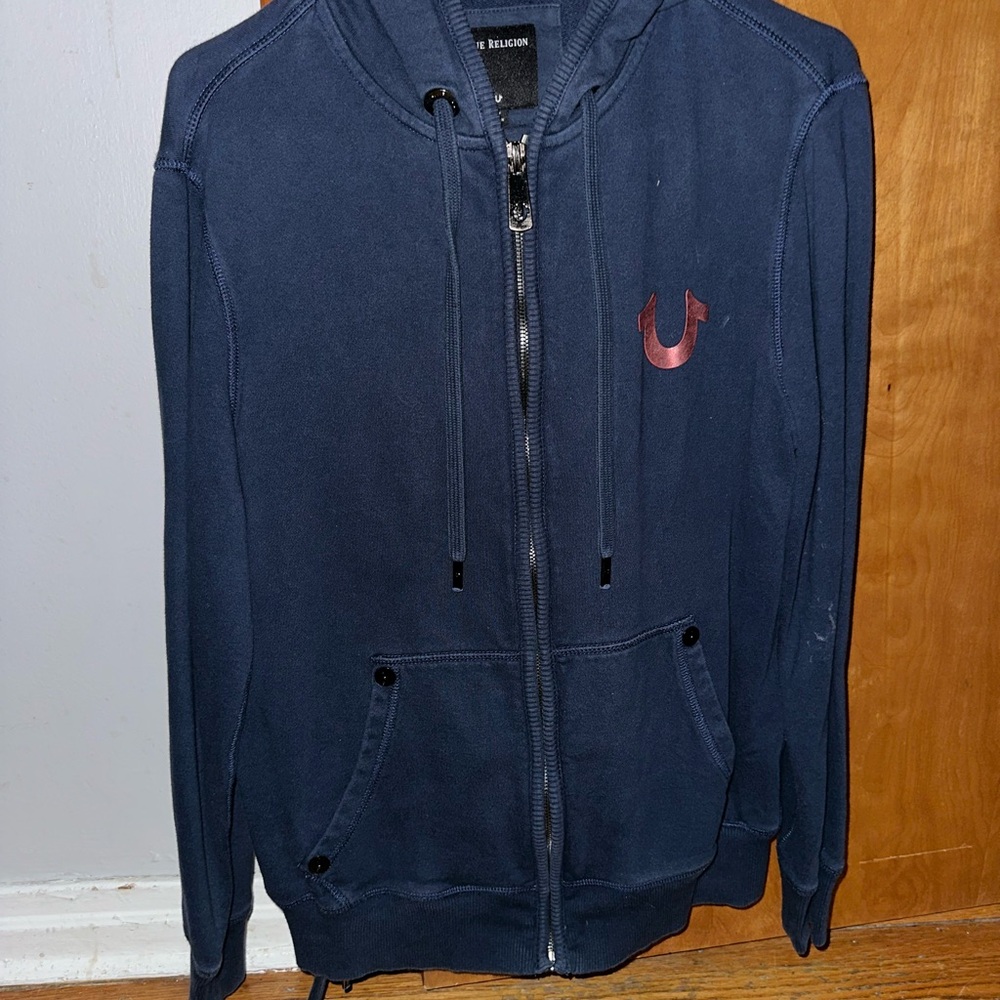 True Religion Navy Blue Hoodie